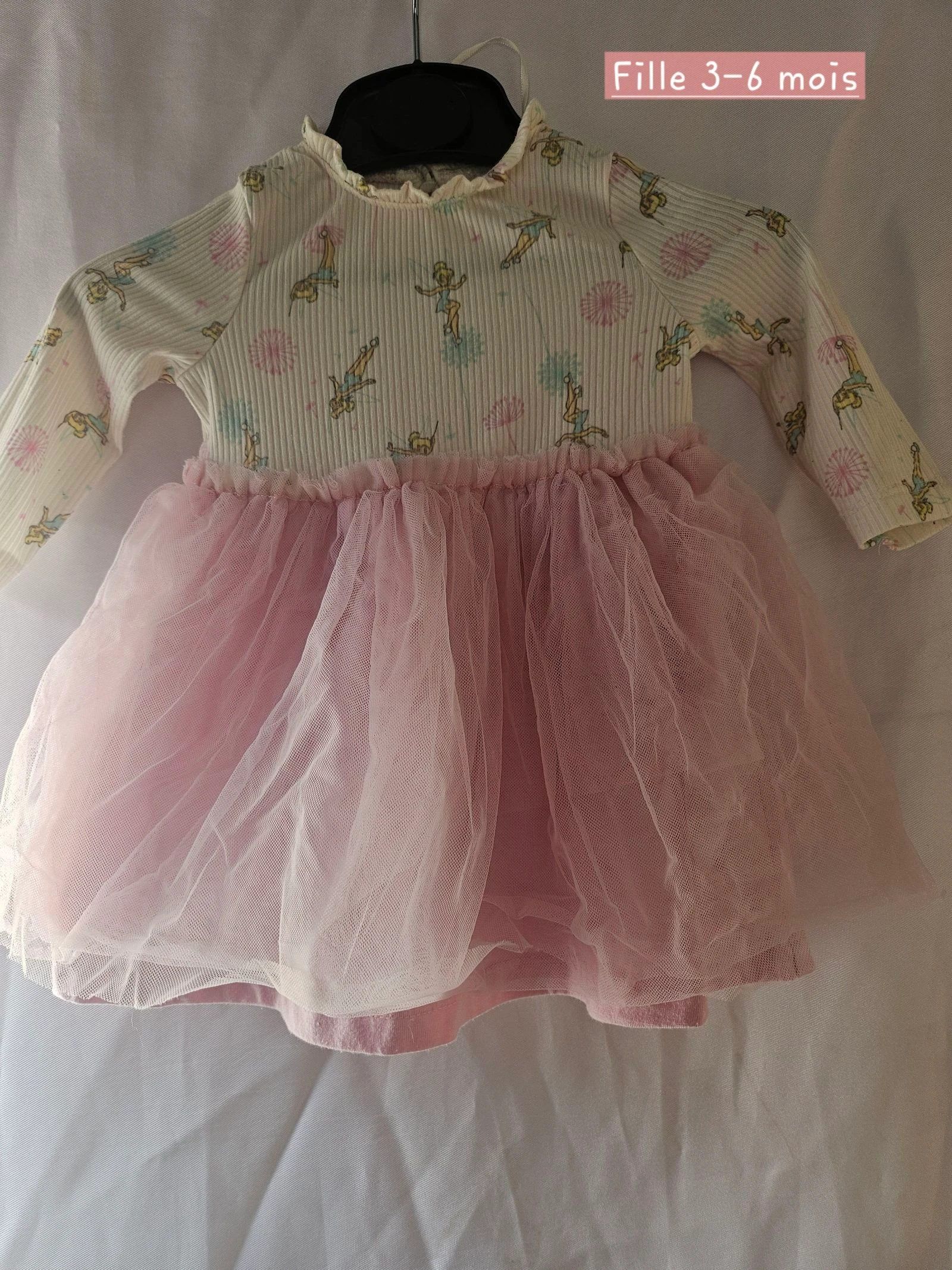 Robe courte ML 3-6 mois 
